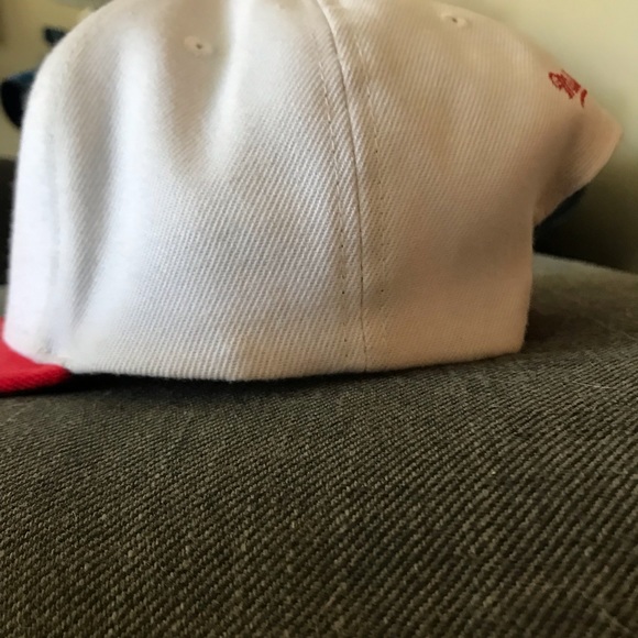 Mitchell and Ness red/white Chicago Bulls 1998 NBA finals snapback BRAND NEW - Picture 5 of 6